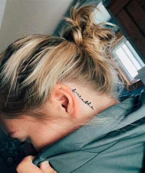 tattoo behind ear